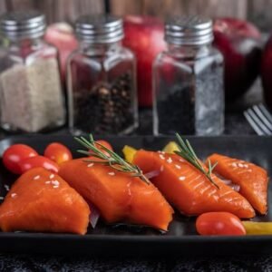 Smoked Maple Salmon Bites (GF)