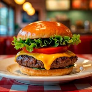 Canadian Cheddar Burger