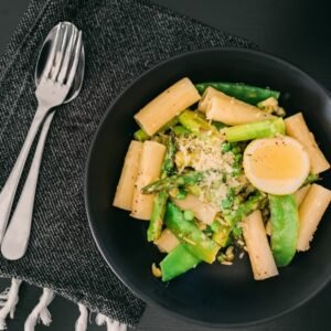 Creamy Mushroom Spinach Penne (VG)